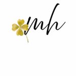 Logo mit Initialen von Melanie Hutterer Weddings & Events