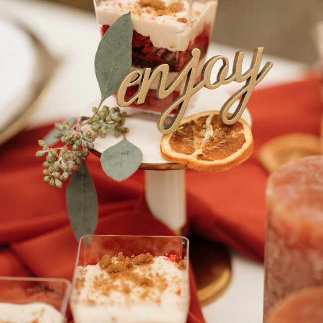 herbstlicher sweet table bei Hochzeit